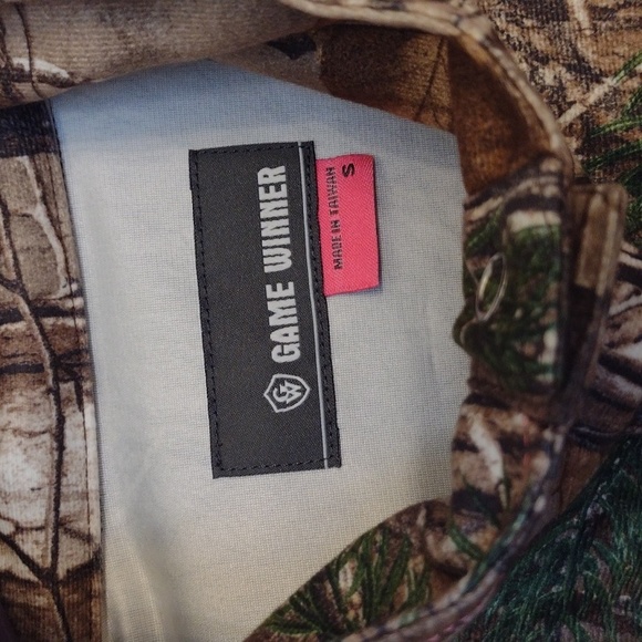 Game Winner Real Tree Felted Lightweight Fleece Camo Top size Small - Picture 6 of 12